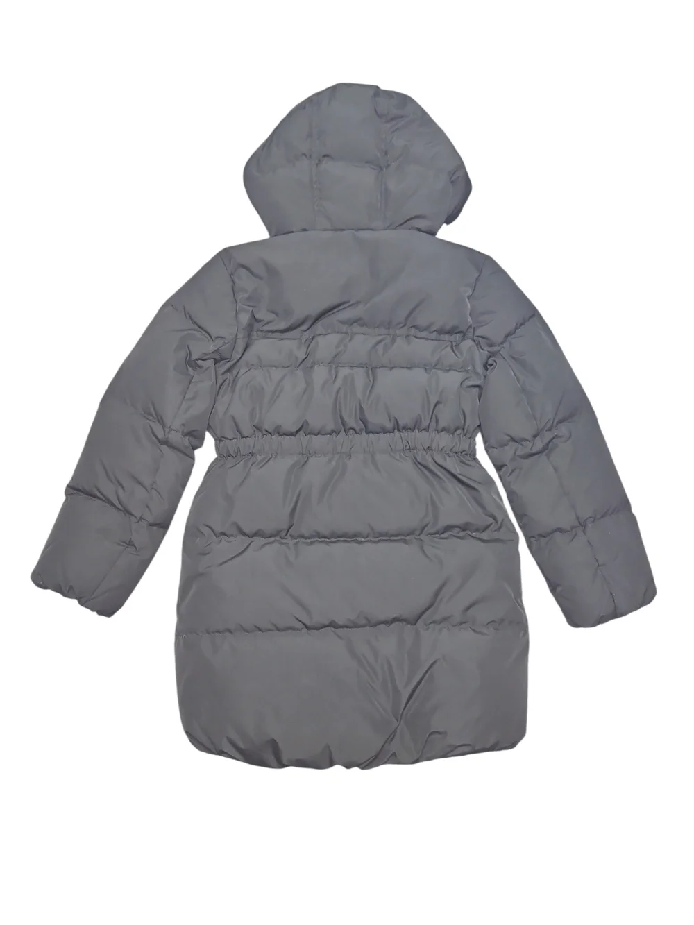GAP Kids Long Hooded Warm Puffer Coat Black Size Medium 8